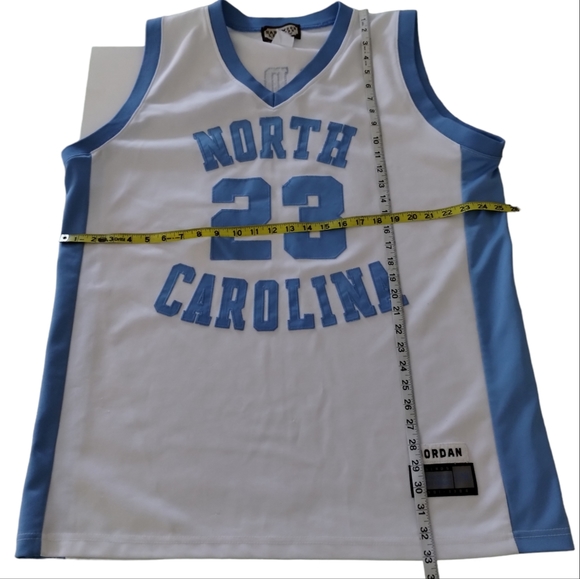 Michael Jordan North Carolina Hardwood Legends by Headmaster Jersey Mens Size XL - Picture 3 of 9